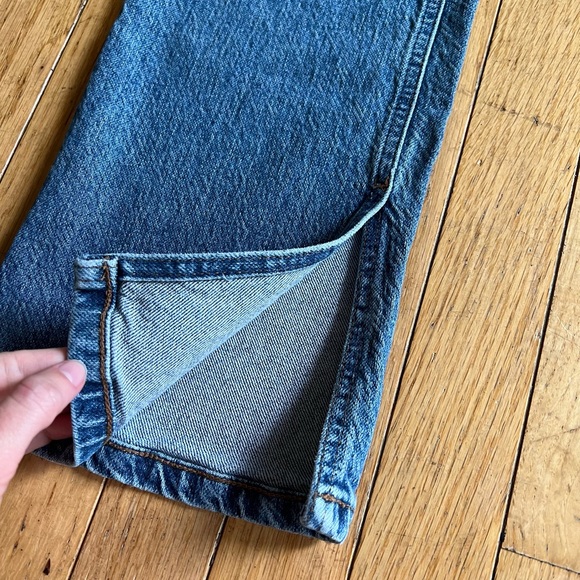 COPY - Reformation | Peyton slit hem high rise boot cut jean | Palermo wash | s… - Picture 6 of 13